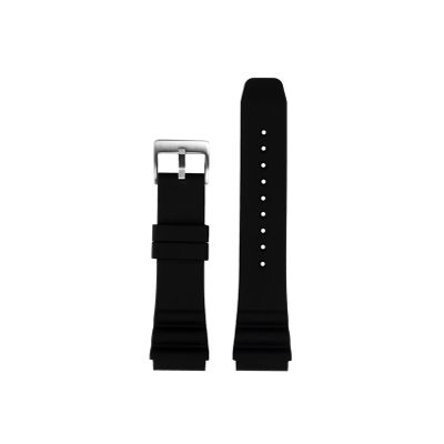 IEAMAIGE Silicone Strap 22mm Fir for CASIO Diving Watch MDV-106 MDV-107 MTP-VD01D Efr-303l Watchband Green Men's Wrist Band(Black Silver_22mm)