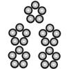 DOITOOL 25pcs Pinch Roller for Audio and Video Recorders Cassette Deck Pressure Roller for Tape Stereo Players Compact and Wear-Resistant Design view 1