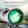 25-75X60 Monocular Telescope for Bird Watching, Hunting, Hiking with Tripod Black view 4