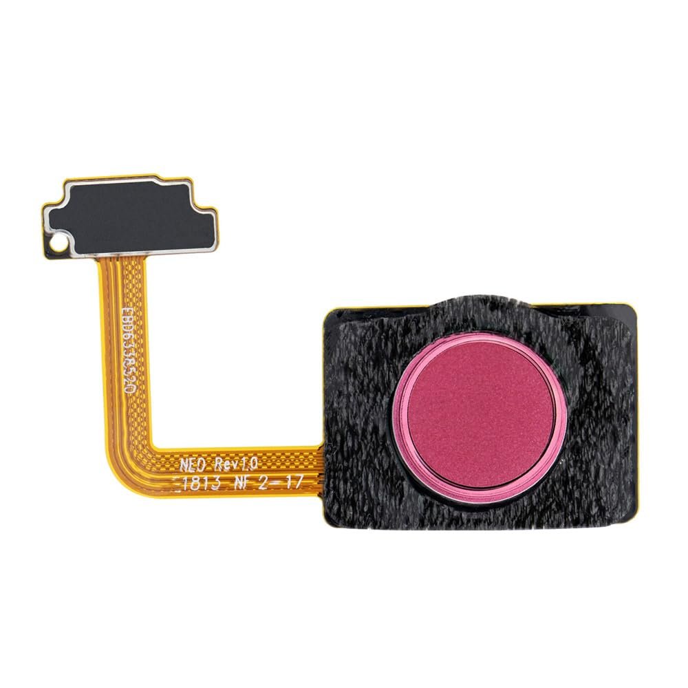 ePartSolution Fingerprint Sensor Flex Cable Replacement for LG G7 ThinQ G710 G710EM G710VMP G710ULM USA (Rose Pink)