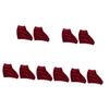 NOLITOY 5pairs Elastic Skating Boot Covers Polyester Ice Skate and Roller Hockey Shoe Protectors Comfortable and for Figure Skating and Ice Sports view 1