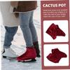 NOLITOY 5pairs Elastic Skating Boot Covers Polyester Ice Skate and Roller Hockey Shoe Protectors Comfortable and for Figure Skating and Ice Sports view 2
