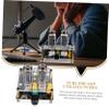 Gatuida Tube Amplifier Vacuum Electron Tube Valve Preamp Preamplifier for Home Theater System Pre-amp for Phonograph Tube Preamp Phono Preamp for Turntable Dc Glass HiFi Preamplifier Board view 2