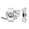 Largemouth Bass Fishing 6 Headphone Earbud Cord Wrap - Charging Cable Manager - Wire Organizer Set of 2 - White view 2
