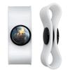 Rhino Glowing Horn Headphone Earbud Cord Wrap - Charging Cable Manager - Wire Organizer Set of 2 - White view 1