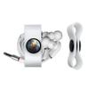 Rhino Glowing Horn Headphone Earbud Cord Wrap - Charging Cable Manager - Wire Organizer Set of 2 - White view 2