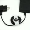 Rhino Glowing Horn Headphone Earbud Cord Wrap - Charging Cable Manager - Wire Organizer Set of 2 - White view 4