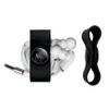 Black Cat Butterflies Headphone Earbud Cord Wrap - Charging Cable Manager - Wire Organizer Set of 2 - Black view 2