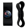 American Flag Patriotic Sasquatch Bigfoot Headphone Earbud Cord Wrap - Charging Cable Manager - Wire Organizer Set of 2 - Black view 1