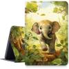 DIGTIALL Case for 6" Kindle Paperwhite (10th Generation, 2018 Release),DIGTIALL Slim PU Leather Fold Stand Protective Cover with Auto Sleep/Wake for Signature Edition E-Reade,Baby Elephant view 1