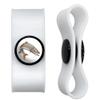Lake Trout Fishing Headphone Earbud Cord Wrap - Charging Cable Manager - Wire Organizer Set of 2 - White view 1
