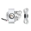 Lake Trout Fishing Headphone Earbud Cord Wrap - Charging Cable Manager - Wire Organizer Set of 2 - White view 2