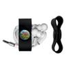 Cabin Critters Deer,Raccoons,Rabbits and Fox Headphone Earbud Cord Wrap - Charging Cable Manager - Wire Organizer Set of 2 - Black view 2