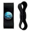 Coral Reef Dolphin and Sea Turtle Headphone Earbud Cord Wrap - Charging Cable Manager - Wire Organizer Set of 2 - Black view 1