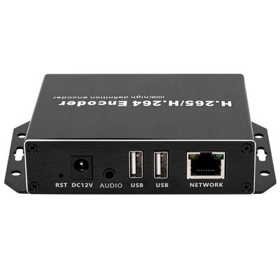 EXVIST H.265 1080P PoE HDMI Video Encoder/Decoder, Dual USB2.0 for Web Camera, Video Decoder for IP Camera, Compatible with ONV/HK, Live Broadcast for YouTube, Facebook, Wowza, Twitch
