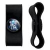 Unicorns Moon Headphone Earbud Cord Wrap - Charging Cable Manager - Wire Organizer Set of 2 - Black view 1