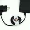 Blue Dragons in The Sky Castle Headphone Earbud Cord Wrap - Charging Cable Manager - Wire Organizer Set of 2 - White view 4