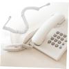 Gatuida 2pcs Coiled Telephone Cords and Flexible Landline Phone Accessories for Use Soft Design Reduces Compatible Standard Telephones view 3