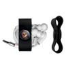 T-Rex Dinosaur Ripping Headphone Earbud Cord Wrap - Charging Cable Manager - Wire Organizer Set of 2 - Black view 2