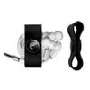 Brown Trout Illustration Headphone Earbud Cord Wrap - Charging Cable Manager - Wire Organizer Set of 2 - Black view 2
