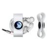 Cat in Moon Headphone Earbud Cord Wrap - Charging Cable Manager - Wire Organizer Set of 2 - White view 2