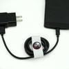 Grey Wolves and Moon Headphone Earbud Cord Wrap - Charging Cable Manager - Wire Organizer Set of 2 - White view 4