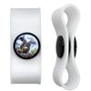 Cow and Butterfly Headphone Earbud Cord Wrap - Charging Cable Manager - Wire Organizer Set of 2 - White view 1