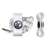 Cow and Butterfly Headphone Earbud Cord Wrap - Charging Cable Manager - Wire Organizer Set of 2 - White view 2