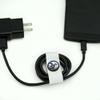 Cow and Butterfly Headphone Earbud Cord Wrap - Charging Cable Manager - Wire Organizer Set of 2 - White view 4