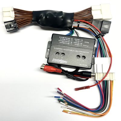 4 Channel Add an Amp Amplifier Adapter to Factory Car Stereo Radio Made for Toyota: 2020-2023 Tacoma/Tundra/4 Runner/Corolla +More - No Factory JBL/Amp