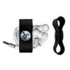 Cow and Butterfly Headphone Earbud Cord Wrap - Charging Cable Manager - Wire Organizer Set of 2 - Black view 2