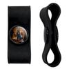 Black Cat Time Clock Headphone Earbud Cord Wrap - Charging Cable Manager - Wire Organizer Set of 2 - Black view 1
