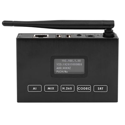 EXVIST H.265 1080P WiFi HDMI Video Encoder/Decoder w/Screen, USB2.0 for 1080P Webcam, Network Stream Video Decoder, Compatible with ONV/HK, Live Stream for YouTube, Facebook, Wowza, Twitch