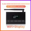EXVIST H.265 1080P WiFi HDMI Video Encoder/Decoder w/Screen, USB2.0 for 1080P Webcam, Network Stream Video Decoder, Compatible with ONV/HK, Live Stream for YouTube, Facebook, Wowza, Twitch view 2