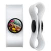 Horned Lizard and Flowers Headphone Earbud Cord Wrap - Charging Cable Manager - Wire Organizer Set of 2 - White view 1