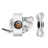 Horned Lizard and Flowers Headphone Earbud Cord Wrap - Charging Cable Manager - Wire Organizer Set of 2 - White view 2
