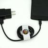Horned Lizard and Flowers Headphone Earbud Cord Wrap - Charging Cable Manager - Wire Organizer Set of 2 - White view 4