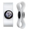 White and Black Horses Headphone Earbud Cord Wrap - Charging Cable Manager - Wire Organizer Set of 2 - Black view 1