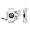 White and Black Horses Headphone Earbud Cord Wrap - Charging Cable Manager - Wire Organizer Set of 2 - Black view 2