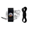 Red Panda Flowers and Birds Headphone Earbud Cord Wrap - Charging Cable Manager - Wire Organizer Set of 2 - Black view 2