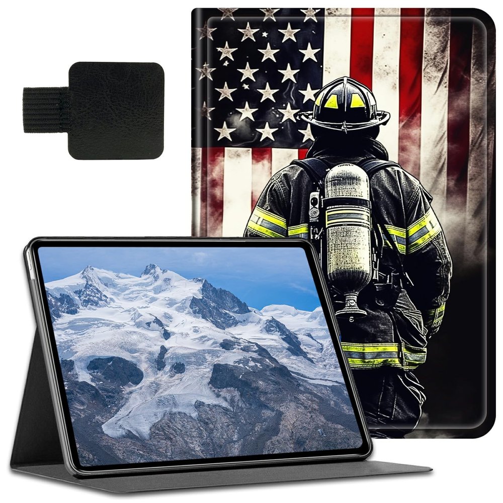 BFDHGQZC for 6" All New Kindle 10th Generation 2019 Release,Shockproof Stand Protive Cover with Pen Holder and Auto Wake/Sleep for Kindle 10th 2019 Signature Edition,Fire-Fighter