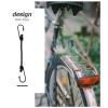 FAVOMOTO 4PCS Heavy Duty Mini Bungee Cords with Hooks - Black Short Bungee Cords Hooks Elastic Straps Bike Rack Straps Fixing Rope Motorcycle for Luggage Camping Securing Gear view 4