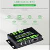 TUOPUONE Industrial Grade Multifunctional USB HUB Extending 3X USB Ports and 100M Ethernet Port Suitable for Industrial/Office Environments view 2