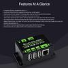 TUOPUONE Industrial Grade Multifunctional USB HUB Extending 3X USB Ports and 100M Ethernet Port Suitable for Industrial/Office Environments view 3