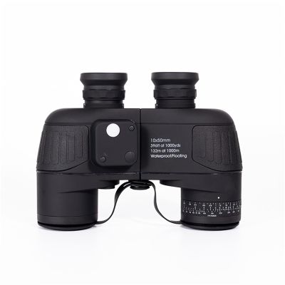 DirectNine Basics 10X50 Binoculars Professional Waterproof Digital Compass Telescope Powerful Night Vision for Hunting Outdoor Bird Watching Camping Travel,Black