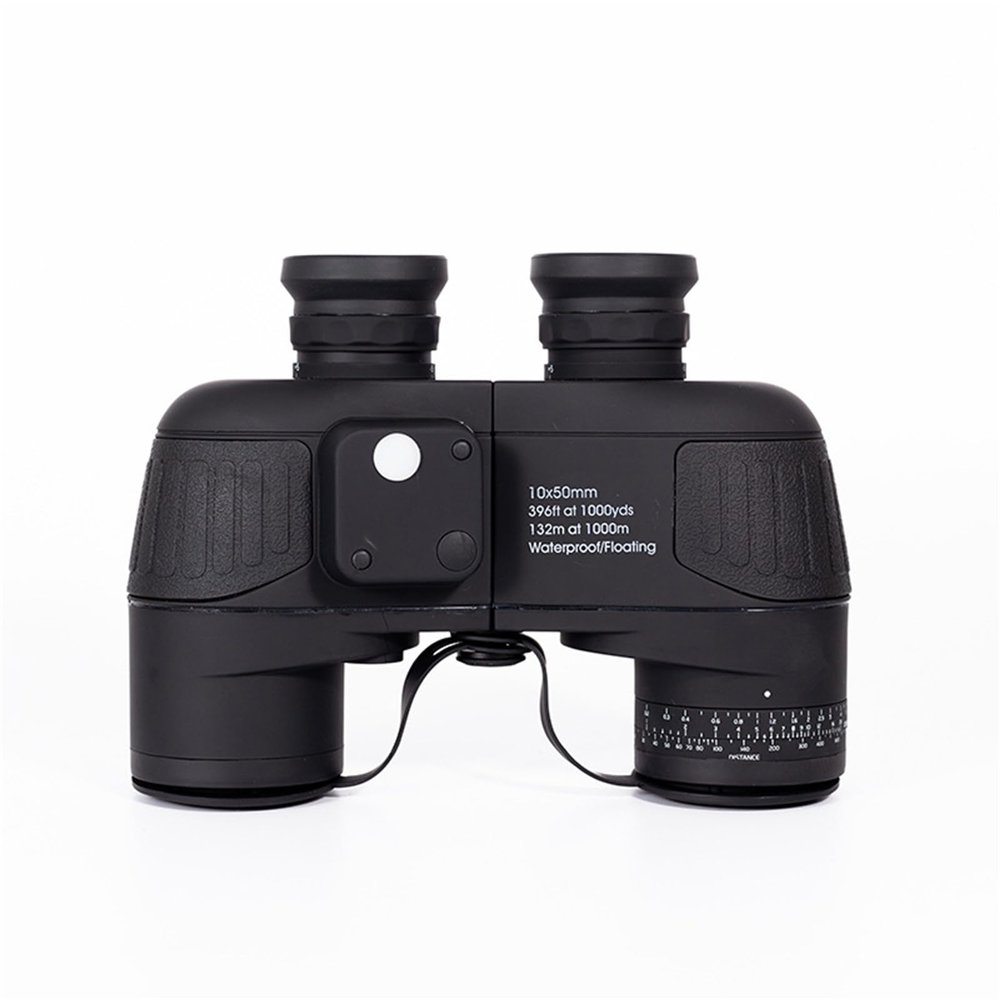 DirectNine Basics 10X50 Binoculars Professional Waterproof Digital Compass Telescope Powerful Night Vision for Hunting Outdoor Bird Watching Camping Travel,Black