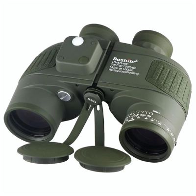 10X50 Binoculars Professional Waterproof Digital Compass Telescope Powerful Night Vision for Hunting Outdoor Bird Watching Camping Travel,Green