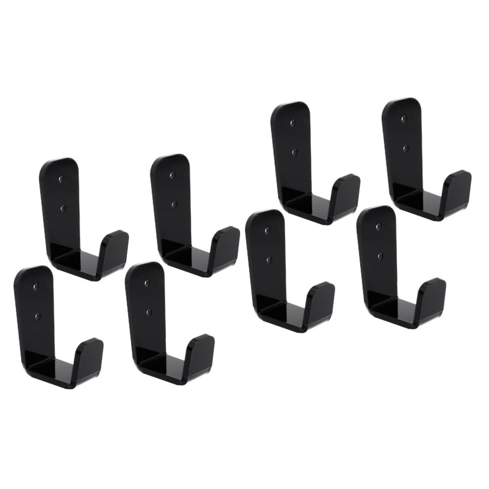 NOLITOY 4sets Multi-functional Fishing Pole and Ski Pole -mounted Storage for Hockey Sticks and Golf Vertical Display Stand for Organized Outdoor Gear