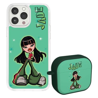 Affinity Bands Bratz Passion for Fashion HD Phone and Earbud Case Combo Compatible with iPhone 12 and AirPods Gen 3 (Cloe)