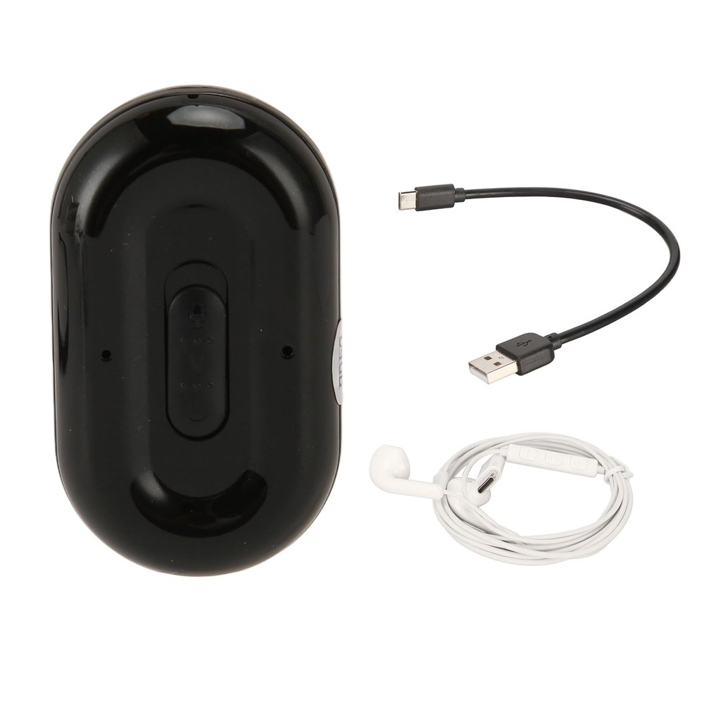 Vikye AI Smart HD Noise Reduction Digital Voice Recorder, Multifunctional MP3 Recorder with Voice Activation, 3 Levels Adjustment, Multiple Playback Modes, Practical and Convenient